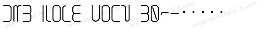 URW Form Cond W01字体转换